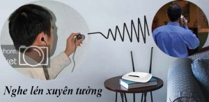 Thiết bị nghe lén xuyên tường, xuyên vật cản, xuyên bê tông