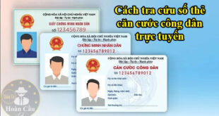 Cách tra cứu số thẻ căn cước công dân online CMND trực tuyến