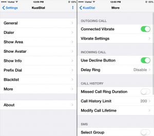 Phần mềm lưu trữ lịch sử cuộc gọi cho iPhone Kuaidial iOS 11, 12, 13, 14, 15