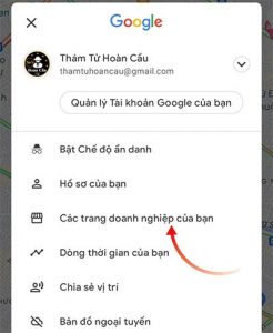 Cách xem lịch sử di chuyển trên Google Map Android