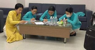Hình ảnh 4 nữ tiếp viên hàng không Vietnam Airlines bị bắt
