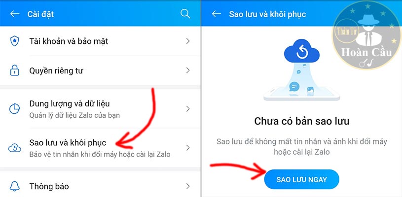 Cách khôi phục tin nhắn trên Zalo khi đổi điện thoại iPhone, Android